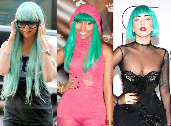 Amanda Bynes, Nicki Minaj, Lady Gaga Amanda Bynes, Nicki Minaj, Lady Gaga